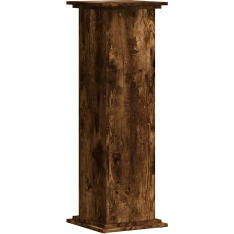 Maison Exclusive - Pflanzenständer Räuchereiche 33x33x100 cm Holz