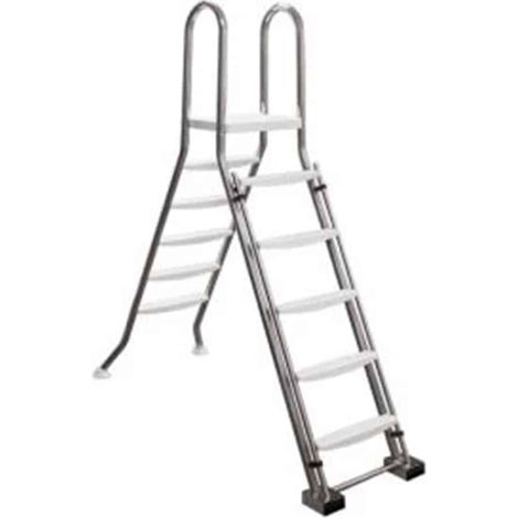Escalera de seguridad para piscina elevada con plataforma - 4 - 1350 mm (1/2)