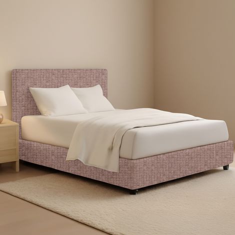 Cama de Plaza y Media Harlow, Desenfundable, Hecho en Italia, Rosa Antiguo (1/5)