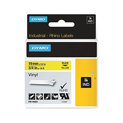 DYMO 19mm RHINO Coloured Vinyl nastro per etichettatrice D1 (1/5)