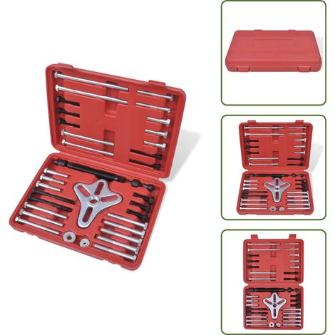 Herramientas para motores - Set herramientas extractoras de balanceadores armónicos, 45 piezas - Herramientas para automóviles