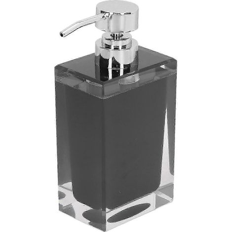 Distributeur de savon pour les mains Z, design à pression, noir, détails sobres et élégants, distributeur de savon moussant pour la cuisine, les toilettes et la buanderie. (1/5)