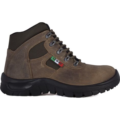 Lewer Sciacca S3 SRC Sicherheitsschuhe - 43 EU - Braun