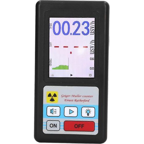 Nuklearstrahlungsdetektor Geigerzähler Dosisalarmgerät Dosimeter Monitor Messgerät BR 6