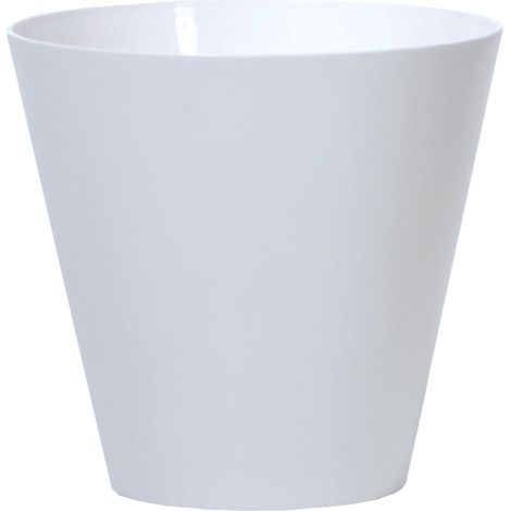 Maceta TUBUS 3,5L., dimensiones (mm) 200x200x187, color Blanco