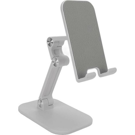 Support de téléphone portable mini antidérapant pliable à angle réglable en hauteur pour bureau ou table (1/4)