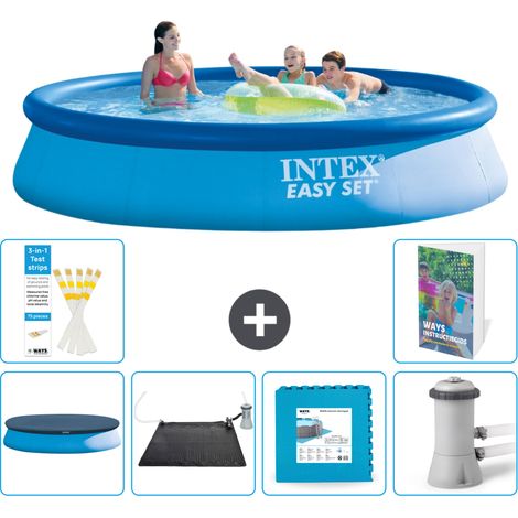Easy Set Pool Rund - 396x84 cm - 7-teilig  S99 (1/5)