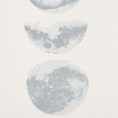 Tapisserie murale décorative artisanale à motif de cycles lunaires (blanche, 46 x 12 pouces) (1/5)