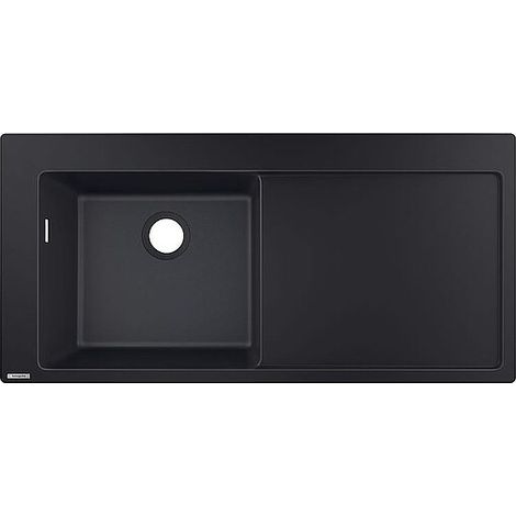 Hansgrohe - Einbau-Granitspüle S5110-F45, Graphitschwarz 43330170 (1/2)