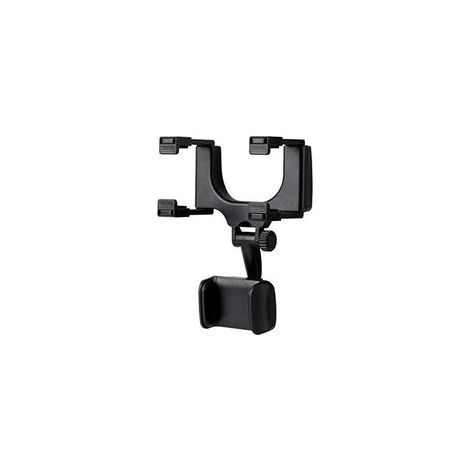 Support Telephone Voiture retroviseur, Universel Support Portable Voiture, accroche Telephone Voiture réglable à 360 degrés, Fixe Voiture Telephone adapté à la Plupart des véhicules (1/4)