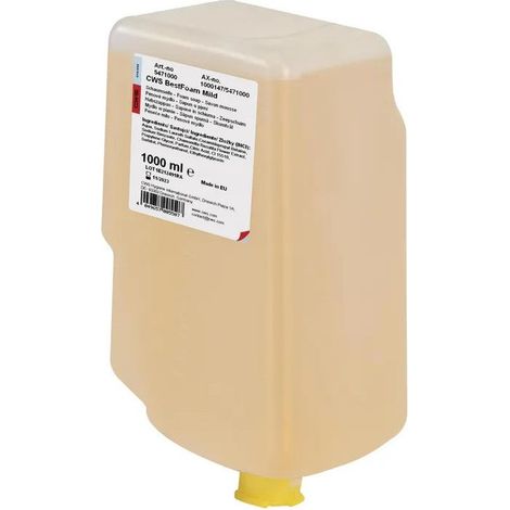 CWS BestFoam Mild Seifencreme 1000ml, Handreiniger, VPE 12 Behälter à 1 Liter