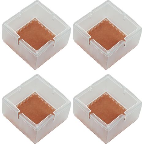 Kit de fixation pour chaise avec 4 protections sol en silicone (1/5)