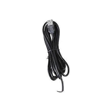 Câble d'extension USB mâle vers 2 broches, câble d'alimentation 2 broches 22AWG, supporte la charge 5V 3A pour l'électronique DIY (2m) (1/5)