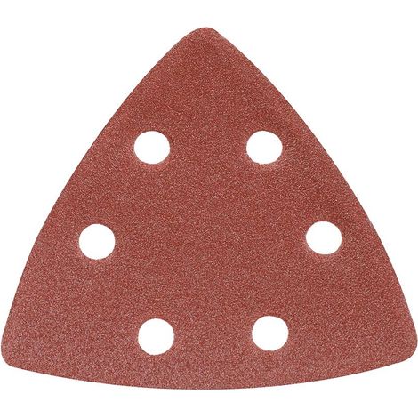 Hojas de lija triangulares autoadherentes, 90 mm, 10 pzas Grano 120