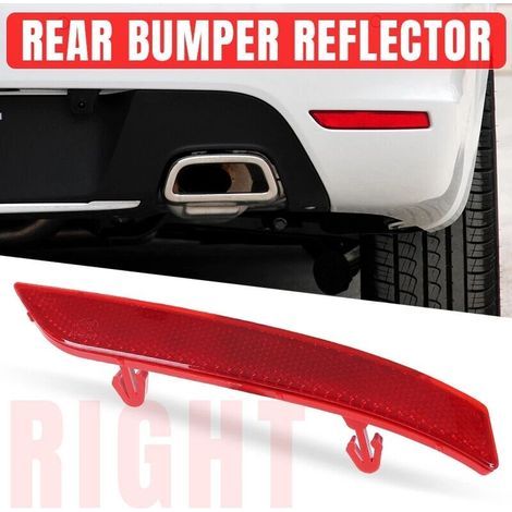 Rechter hinterer Stoßstangenreflektor 6340H4 – Rote LED-Linse – Ersatzteil für Peugeot 508 (2010–2014) – Robustes ABS-Material (1/5)
