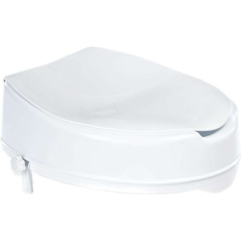 Sapho Abattants WC Ridder - Abattant WC surélevé 100 mm, sans barres d'appui, blanc A0071001 (1/10)