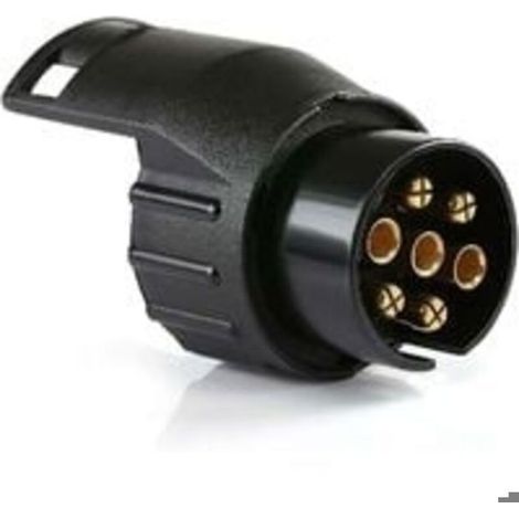 Adaptateur Remorque 7 Broches vers 13 Broches Étanche Universel pour Voiture et Camion (1/4)