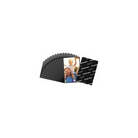 Magnetischer Bilderrahmen für den Kühlschrank, 10 x 15 cm große Fotomagnete mit transparenter Hülle, für Büroschrank, Kühlschrank oder Spind, 15er-Packung, schwarz (1/5)