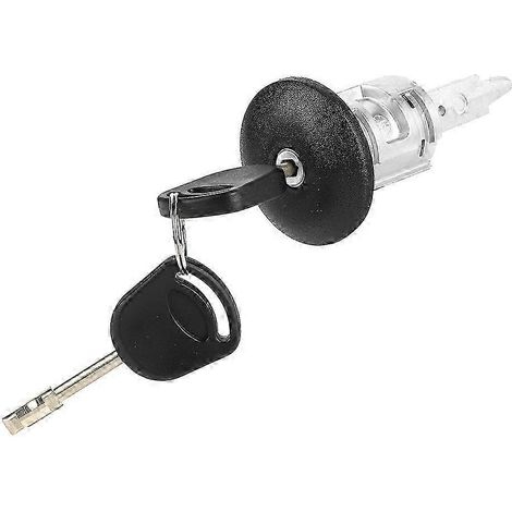 Cylindre de serrure de porte avant droite côté conducteur avec 2 clés, numéro de pièce 4060638, compatible avec les modèles Transit MK6 et MK7. (1/5)