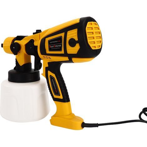 Pulvérisateur de peinture de clôture compatible, pistolet HVLP sans fil murs, plafond, armoires, portes (1/5)