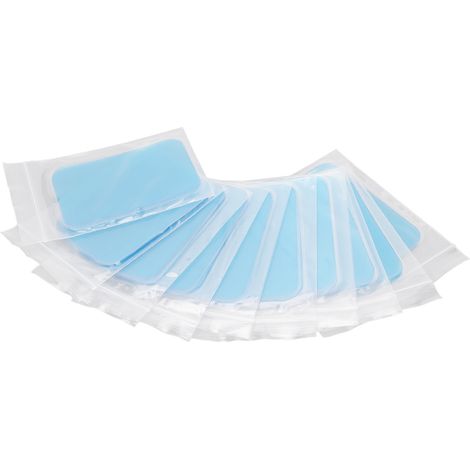 20 pièces Pads Gel pour Stimulateur Abdominal, Recharge pour Ceinture d'Électrostimulation Musculaire (1/5)