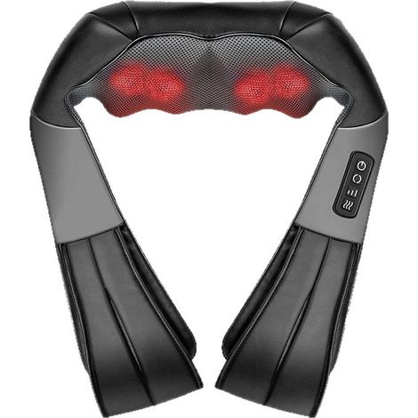 Appareil de massage 3D pour la nuque et les épaules avec chaleur douce, massage en profondeur de la nuque, des épaules et du dos, profitez d'un massage de la nuque et des épaules à la maison, au burea (1/5)