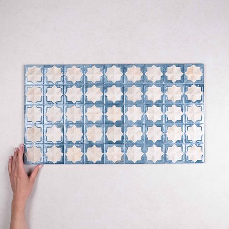 Carrelage Effet Terre Cuite TETUAN Arena Aqua 31x56cm (1/3)
