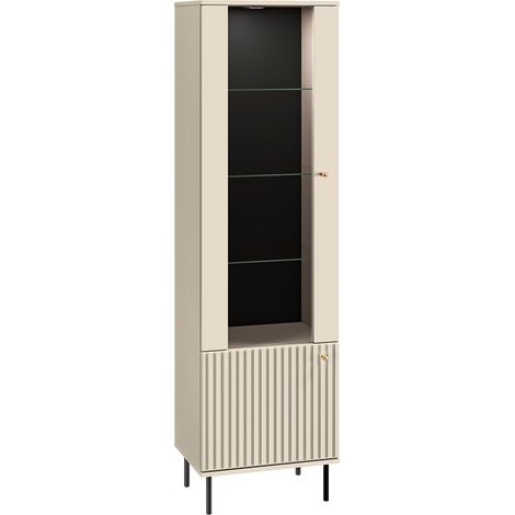 Vitrine 2 portes LED Nova Cachemire (1/5)