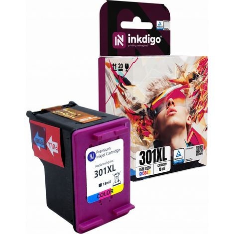 Inkdigo 301XL Tinte kompatibel mit HP DeskJet 1000 Envy 4500e-All-in-One TÜV-zertifiziert (1/5)