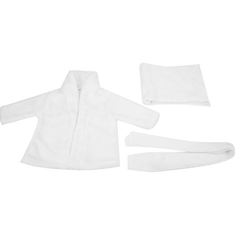Accessoires pour photographie de nouveau-né : peignoir en coton, serviette de bain et tenue pour séance photo de bébé. (1/5)