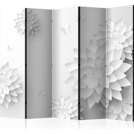 Paravent 5 Volets "Oriental Flowers" 172x225cm (1/2)