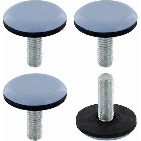 4x Pied réglable en téflon PTFE, vis de butée à piston M6 (1/4)