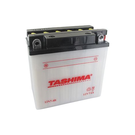 Batteria al Piombo Tashima 12V, 7Ah. L: 135, P: 75, H: 133mm, + a Sinistra. (consegnata con Acido Separato). - Batteria da Riempire con Acido