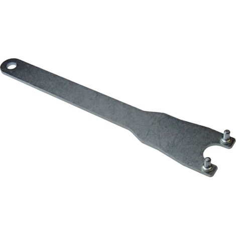 Trade-Shop Stirnlochschlüssel / Zweilochschlüssel für große Winkelschleifer, 30mm Nockenabstand, 215mm Länge, 4,5mm Pin-Durchmesser (1/2)