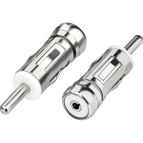 Adaptateur universel pour antenne de voiture - Prise ISO vers DIN (lot de 2) pour autoradio (1/5)