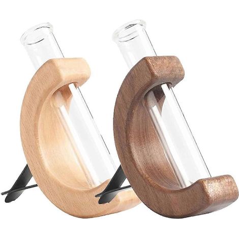 Clip de fixation pour vase de voiture, lot de 2 vases à fleurs pour voiture, pour décoration de grille d'aération -- (1/5)