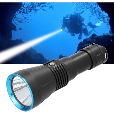 XHP70 professionelle Taucherlampe, 10.000 lm, leistungsstark, für Unterwasserfischen bis zu einer Tiefe von 150 m. (1/5)