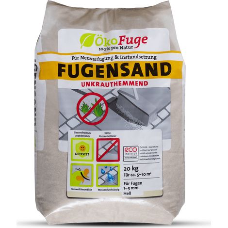 ÖkoFuge Fugensand Natur 20kg (1/4)