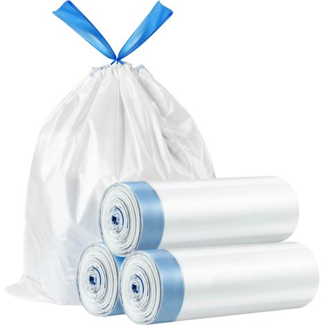 Sacs Poubelle de Cuisine 6 Gallons Sans Parfum - Paquet de 40, Épais et Étanchés pour Déchets Alimentaires