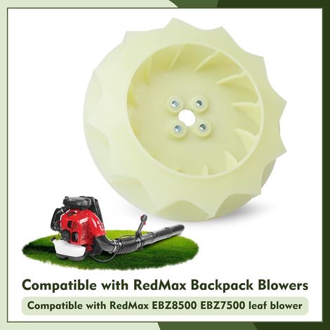 589266101 Impeller fan compatible with RedMax EBZ8500 and EBZ7500 blowers 576561501 (1/4)