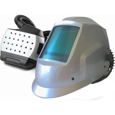 Cagoule de soudure ventilée E-6000 FRESH – Protection respiratoire avec ventilation intégrée – Champ de vision 160° – Normes CE, ISO 9001 – Awelco