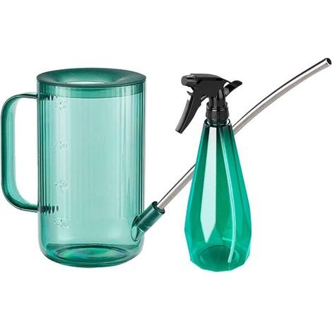 Kleine Gießkanne für Zimmerpflanzen, Edelstahl, langer Ausguss, Mini-Gießkanne für Zimmer- und Gartenpflanzen, Blumen und Gartenpflanzen, 1 Liter