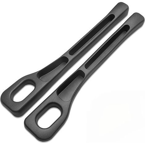 2 Pièces Remplissage de Siège de Voiture, Accessoire Pratique pour Éviter la Chute d'Objets dans l'Espace entre le Siège et la Console, Universel pour la Plupart des Véhicules (noir) (1/5)