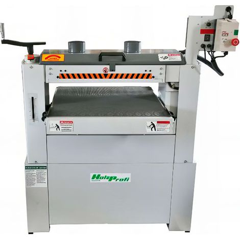 Ponceuse d'atelier à large bande 2 rouleaux 635 mm – Puissance 2200 W – Vitesse variable 1,6 à 6 m/min – Pour bois dur et teck – Holzprofi (1/6)