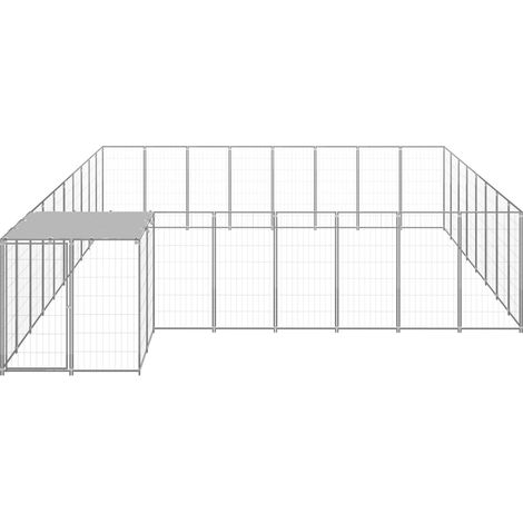 Chenil Argenté 20,57 m² Acier