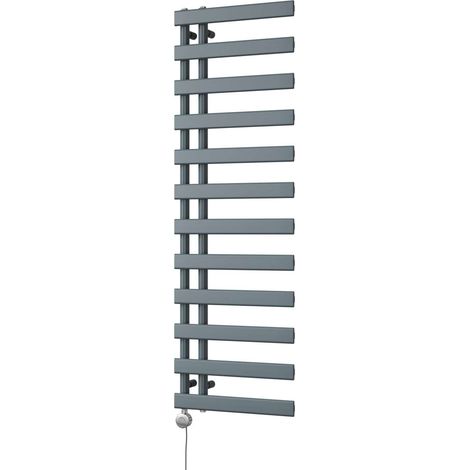 Agar - Anthracite Electric Towel Rail H1564mm x W500mm 600w Thermostatic (1/3)