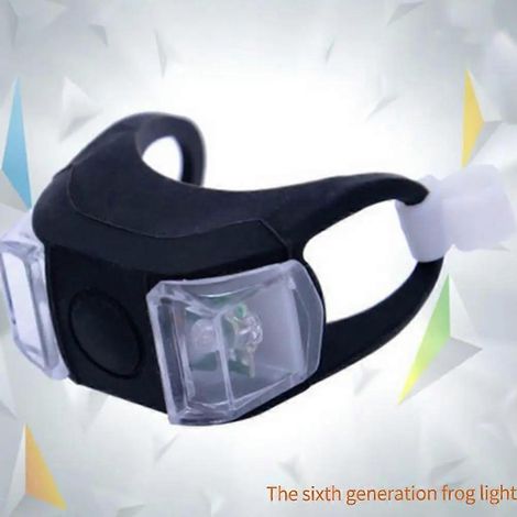 Feux clignotants LED pour vélo, durables et économiques, pour une sécurité optimale. Feux arrière verts de pointe, BrightBlack. (1/5)