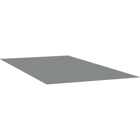 Bâche de piscine - Bâche de protection gris clair 820x420 cm géotextile polyester fr681 - Maison La Vie