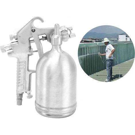 Spritzpistole mit Schwerkraftzufuhr 200 ml/s 150 psi Professionelles pneumatisches Set für Haus und Garage