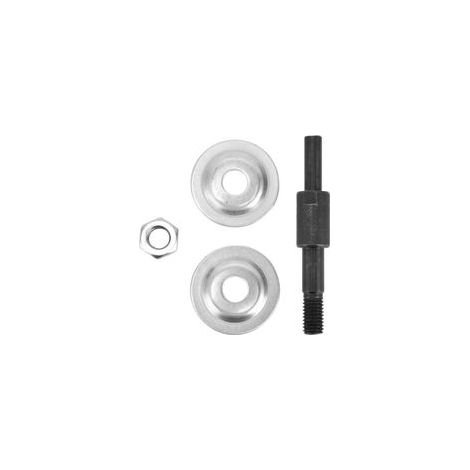 Adaptateur d'arbre de forage, Kit d'outils de bielle d'arbre de meule pour la conversion, tige ronde de 8 mm (1/5)